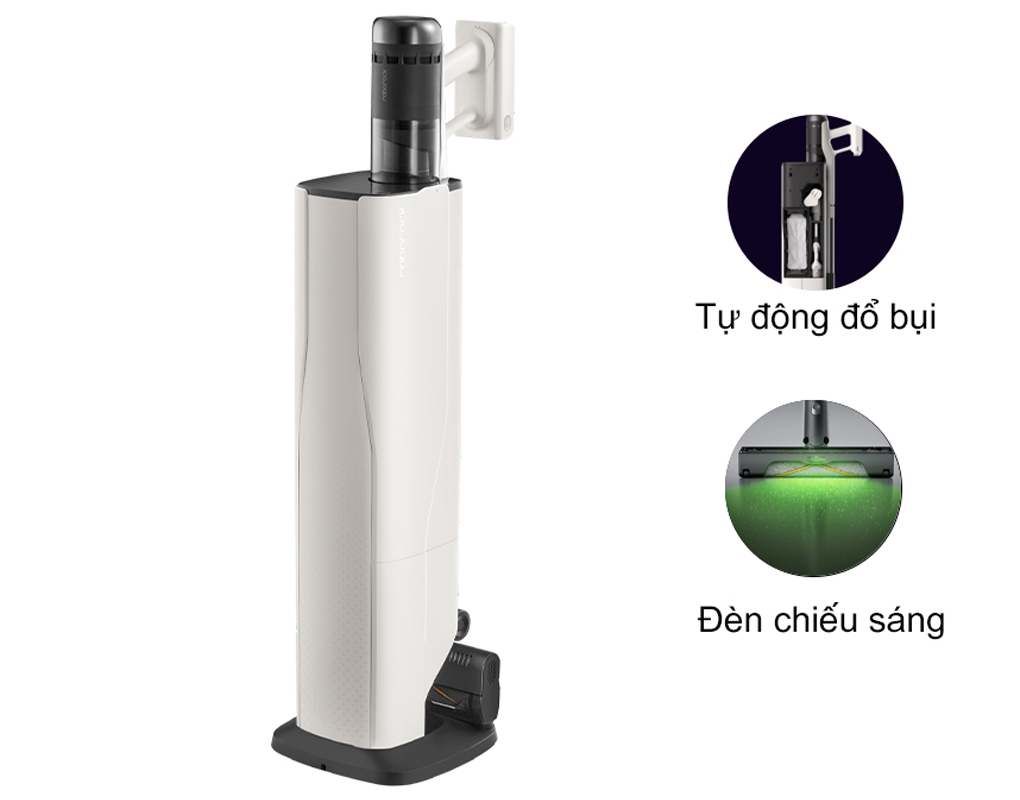 Máy hút bụi cầm tay Roborock H60 Hub Pro - Đen